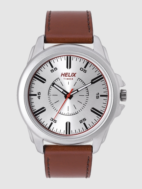 

Helix by Timex Men Silver-Toned Analogue Watch TW032HG00
