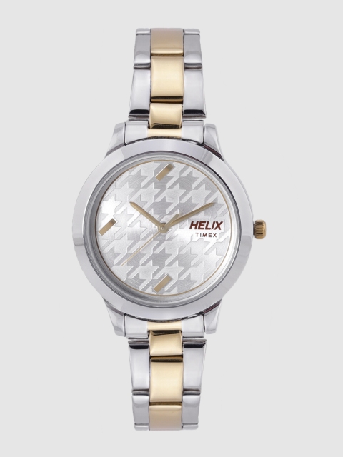 

Helix by Timex Women Silver-Toned Analogue Watch TW022HL11