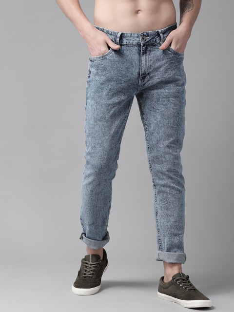 

Roadster Men Blue Skinny Fit Mid-Rise Clean Look Stretchable Jeans