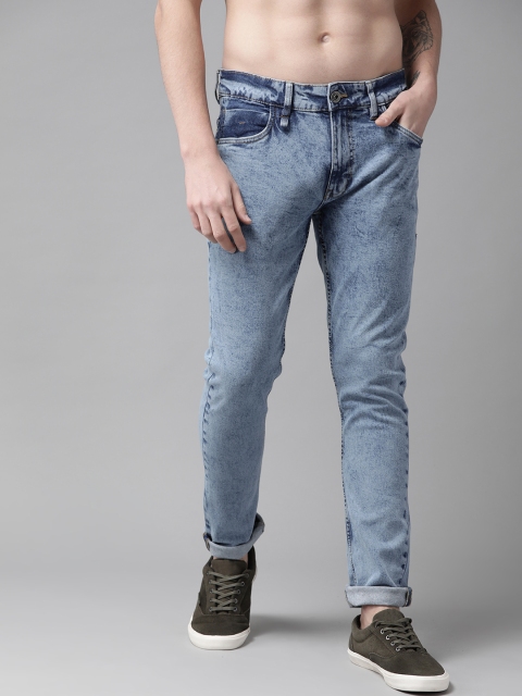 

Roadster Men Blue Skinny Fit Mid-Rise Clean Look Stretchable Jeans
