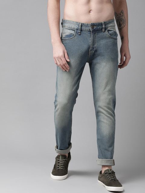 

Roadster Men Blue Skinny Fit Mid-Rise Clean Look Stretchable Jeans