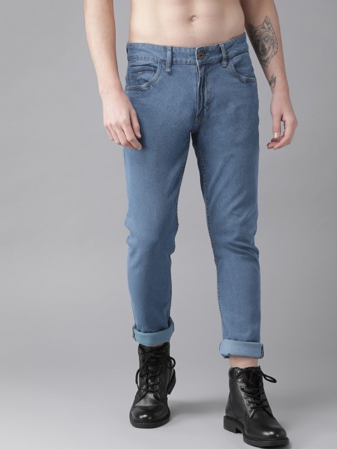 

Roadster Men Blue Skinny Fit Mid-Rise Clean Look Stretchable Jeans