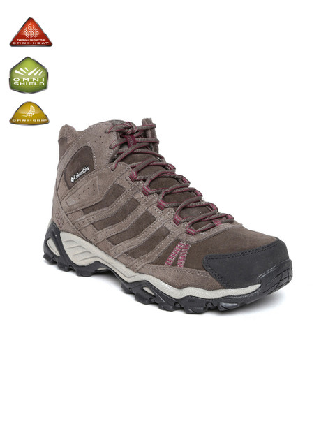 

Columbia Women Brown Helvatia Suede Outdoor Sports Shoes
