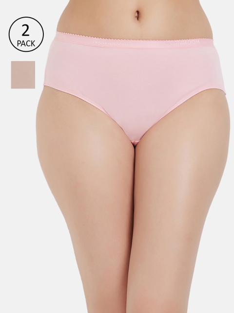 

Fruit of the loom Women Pack of 2 Solid Hipster Briefs FHPS02-2P-LA1S3, Beige
