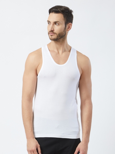 

Fruit of the Loom Men White Intellifresh Technology Innerwear Vest MVT06-A1S1