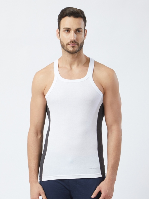 

Fruit of the Loom Men White Intellifresh Technology Innerwear Vest MFV01-A1S5