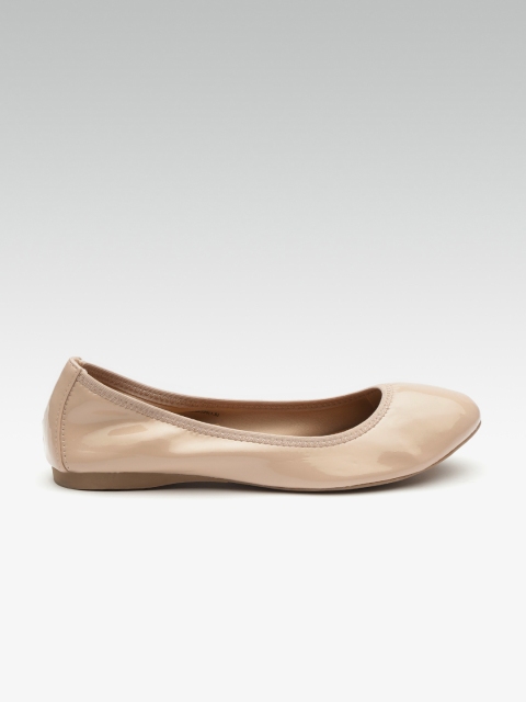 

Steve Madden Women Beige Solid Ballerinas