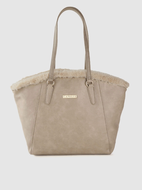 

Caprese Taupe Solid Shoulder Bag