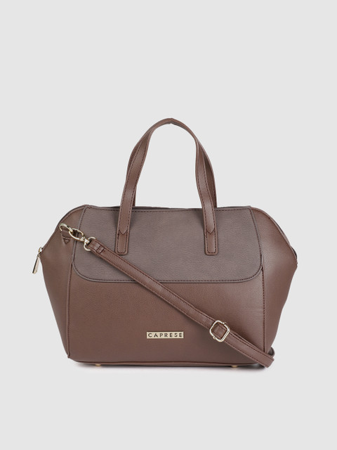 

Caprese Brown Solid Handheld Bag