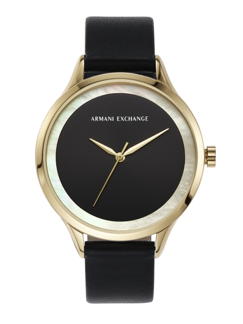 

Armani Exchange Women Black Harper Analogue Watch AX5611