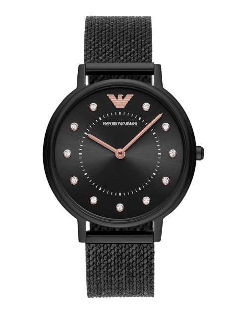 

Emporio Armani Women Black Analogue Watch AR11252