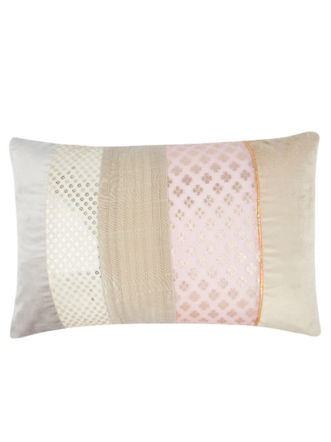 

HomeTown Multicoloured Single Ethnic Motifs Rectangle Cushion Covers, Multi