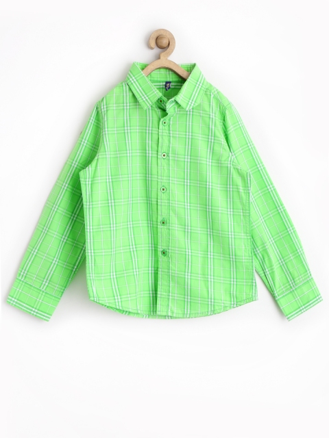 

Tickles Boys Green Checked Shirt
