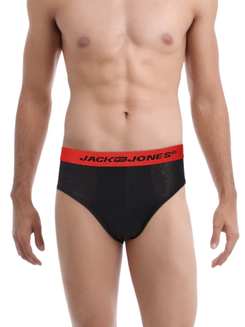 

Jack & Jones Men Black Briefs 1755571015