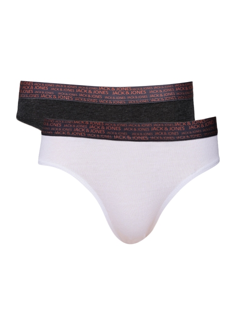 

Jack & Jones Men Pack of 2 Briefs 1769017005, White