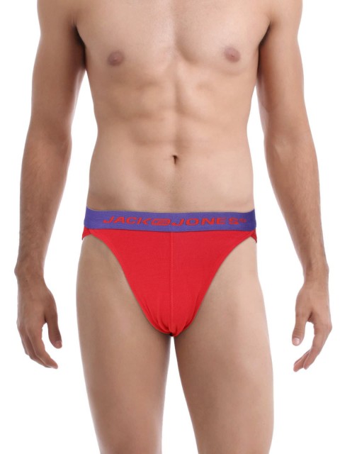 

Jack & Jones Men Red Briefs 1755576005
