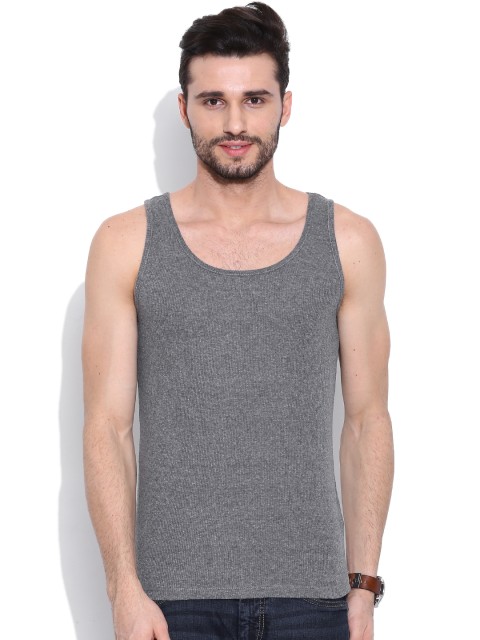 

Jack & Jones Grey Melange Innerwear Vest 1755581005