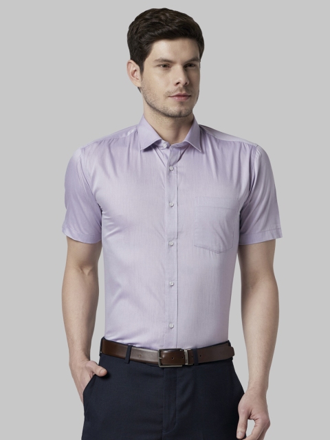 

Park Avenue Men Violet Regular Fit Solid Formal Shirt