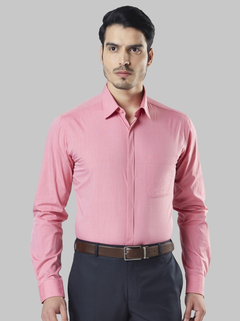 

Raymond Men Red Slim Fit Solid Formal Shirt