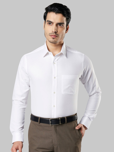 

Raymond Men White Slim Fit Solid Formal Shirt