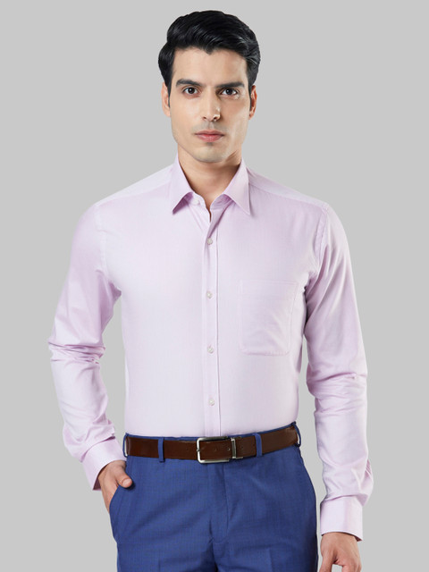 

Raymond Men Lavender Slim Fit Solid Formal Shirt