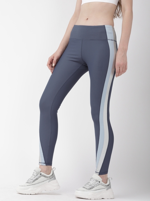 

FOREVER 21 Women Blue Solid Tights