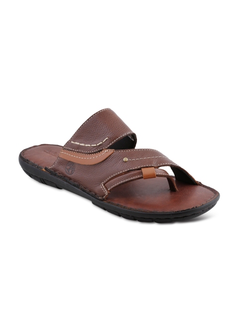 

Ventoland Men Brown Leather Sandals