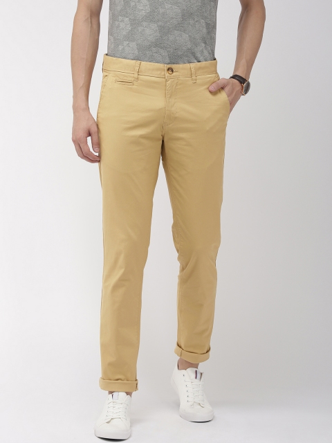 

Park Avenue Men Khaki Neo-Fit Solid Chinos