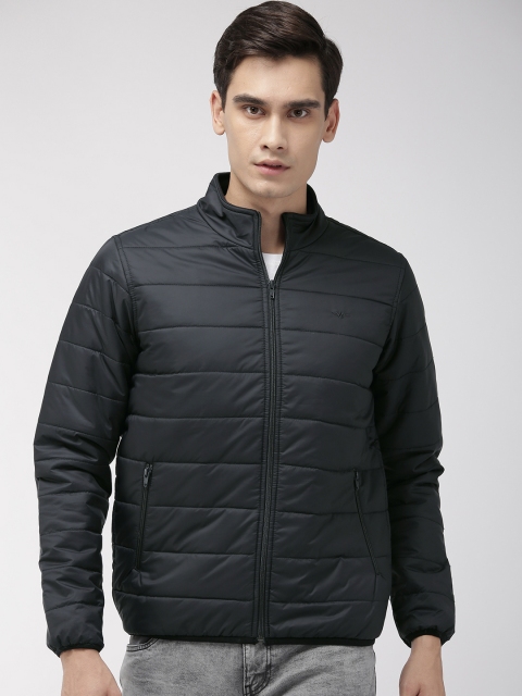 

Park Avenue Men Navy Blue Solid Slim Fit Padded Jacket