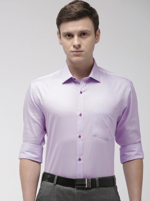 

Park Avenue Men Violet Slim Fit Solid Formal Shirt