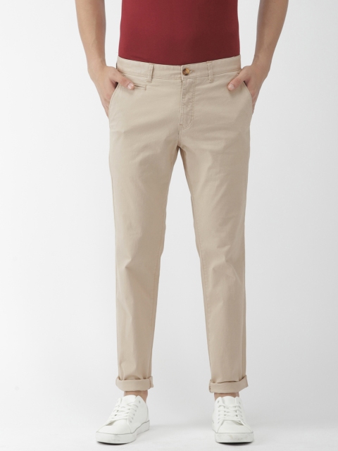 

Park Avenue Play Men Beige Neo Fit Solid Chinos