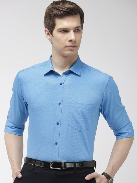

Park Avenue Men Blue Slim Fit Solid Formal Shirt