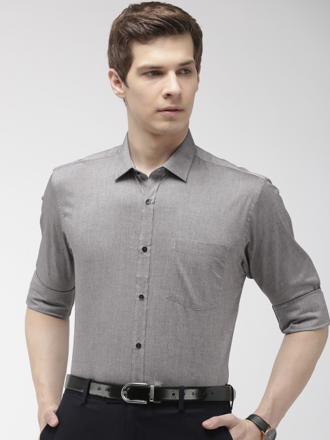 

Park Avenue Men Grey Slim Fit Solid Formal Shirt