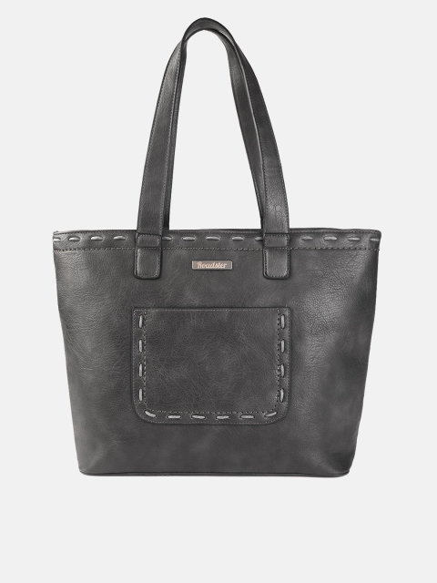 

Roadster Charcoal Solid Tote Bag