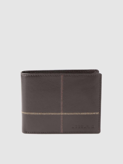 

Woodland Men Coffee Brown Leather Two Fold Wallet