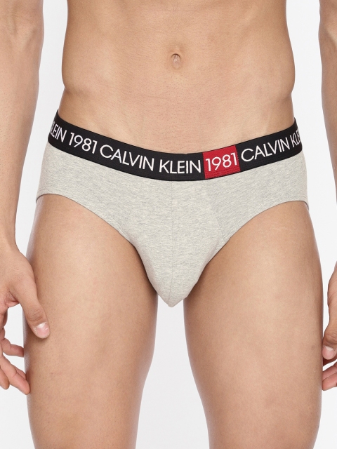 

Calvin Klein Underwear Grey Solid Briefs NB2049080