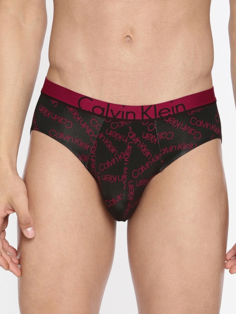 

Calvin Klein Underwear Men Black & Red Printed Briefs NU86348RR