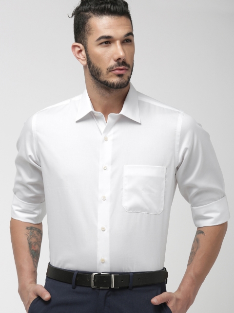 

Arrow Men White Regular Fit Solid Formal Shirt