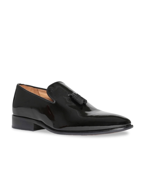 

Arrow Men Black Formal Leather Slip-Ons
