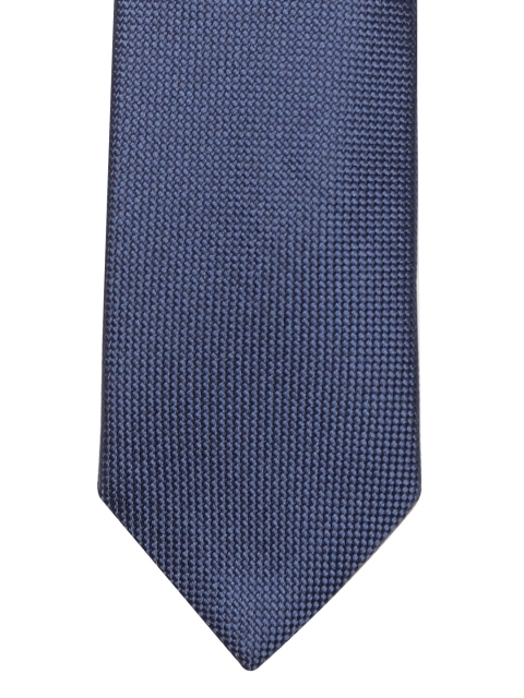 

Lino Perros Navy Blue Solid Skinny Tie