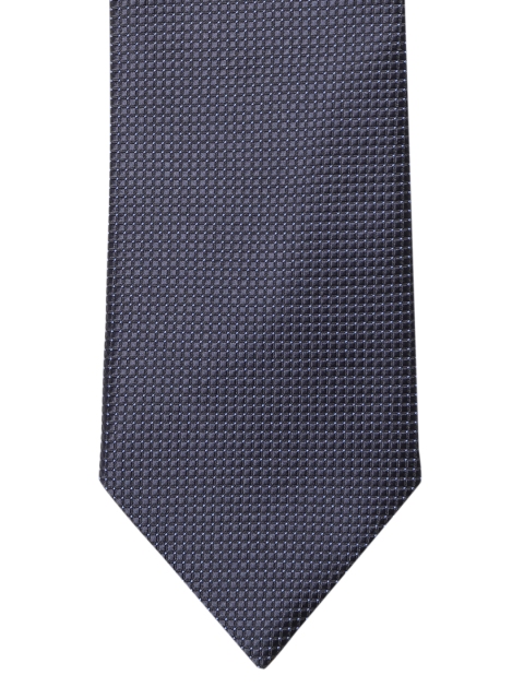 

Lino Perros Blue Woven Design Broad Tie