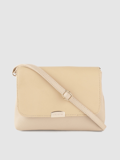 

Lino Perros Beige Solid Sling Bag