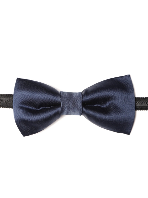 

Lino Perros Navy Solid Bow Tie, Blue