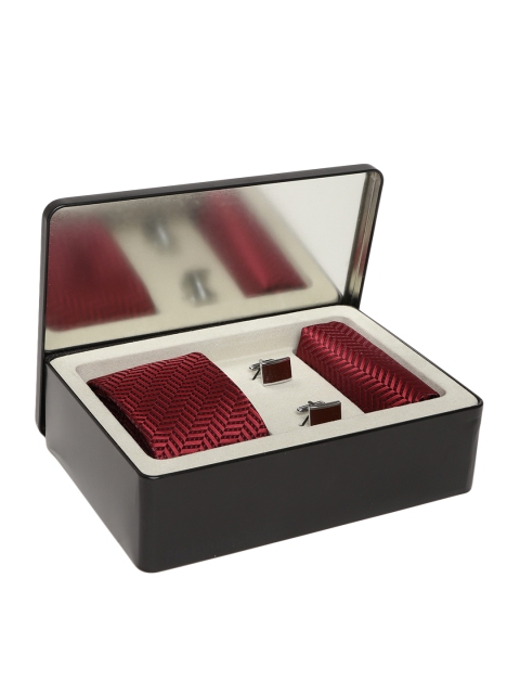 

Lino Perros Men Maroon Accessory Gift Set