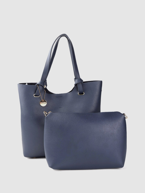

Lino Perros Navy Blue Solid Shoulder Bag