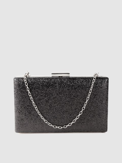 

Lino Perros Black Shimmer Box Clutch