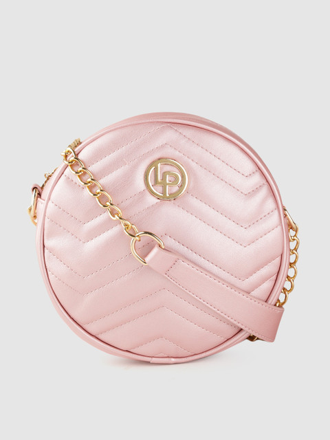 

Lino Perros Pink Quilted Sling Bag