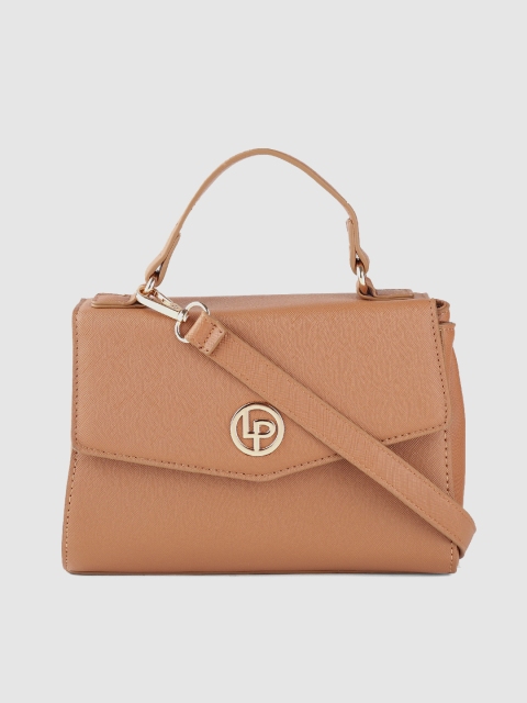 

Lino Perros Brown Solid Satchel