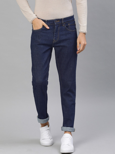 

WROGN Men Blue Slim Fit Mid-Rise Clean Look Stretchable Jeans