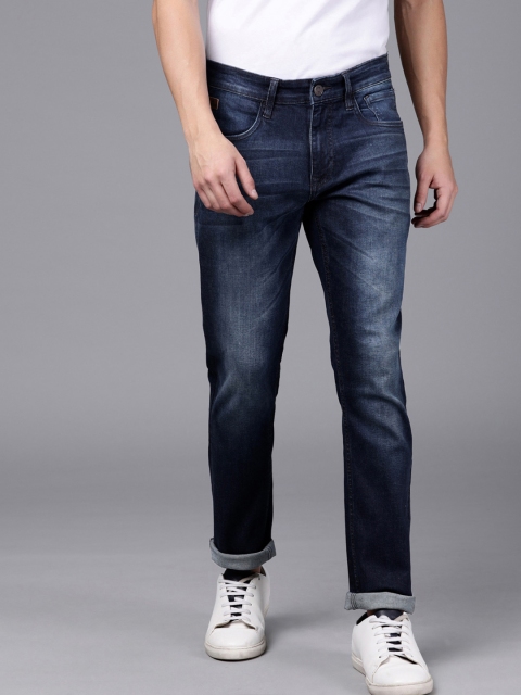 

WROGN Men Blue Slim Fit Mid-Rise Clean Look Jeans